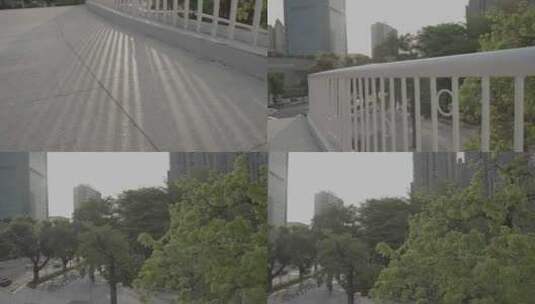 城市人行天桥人行地道东莞莞城区slog3实拍高清在线视频素材下载