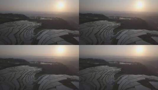 贵州·贵阳·花溪·红岩峡谷·梯田11高清在线视频素材下载