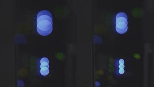 计算机主机灯光闪烁高清在线视频素材下载