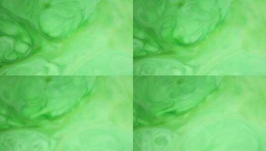 绿色墨水扩散高清在线视频素材下载