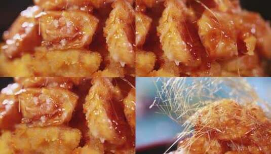 【镜头合集】中华美食拔丝红薯~1高清在线视频素材下载