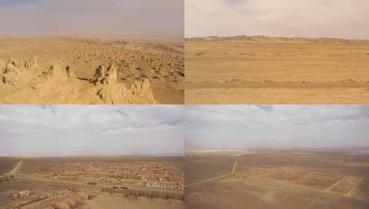沙漠戈壁滩4k空镜高清在线视频素材下载