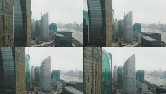 上海陆家嘴摩天大楼高清在线视频素材下载