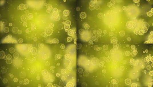 唯美黄色向日葵粒子背景视频高清在线视频素材下载