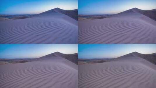 太阳渐渐从沙漠露出高清在线视频素材下载