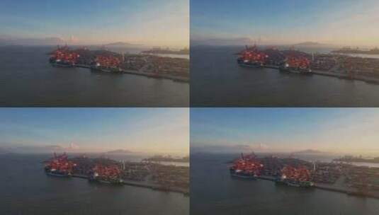 赤湾港港口高清在线视频素材下载