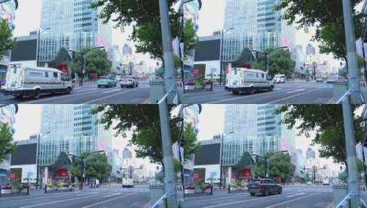人流 南京路步行街高清在线视频素材下载