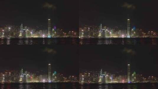 香港维多利亚港夜景视频8K高清在线视频素材下载