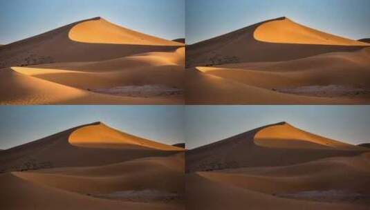 沙漠中的沙丘高清在线视频素材下载