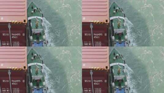 宁波港口 船舶停靠高清在线视频素材下载
