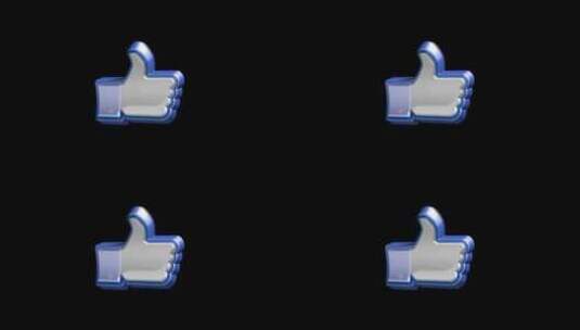 社交图标Facebook高清在线视频素材下载