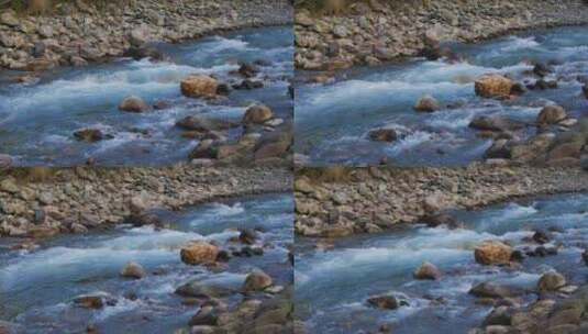 溪流河流水流流水水花水源流动高清在线视频素材下载