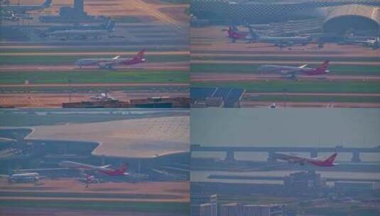 8K航空飞机起飞视频2高清在线视频素材下载