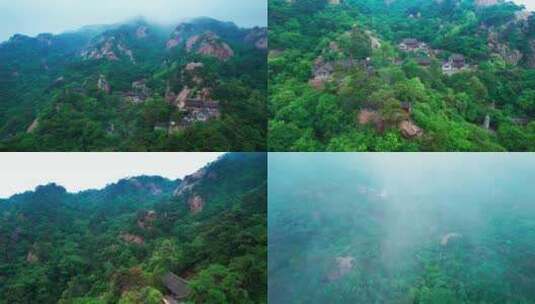 辽宁鞍山 千山龙泉寺 鞍山千山龙泉寺高清在线视频素材下载