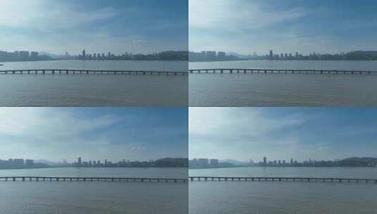 珠海伶仃洋大桥航拍珠三角环线高速海上桥梁高清在线视频素材下载