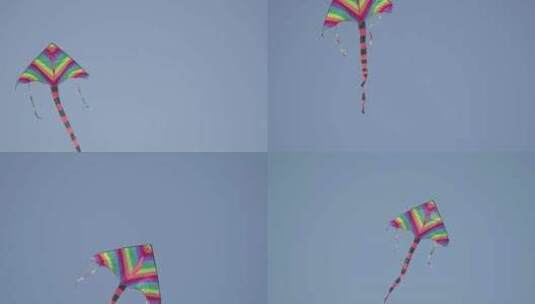 风筝飞翔 风筝 飞风筝高清在线视频素材下载