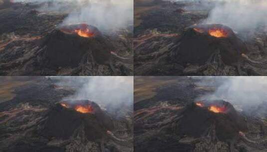 Fagradalsfjall，火山，热门高清在线视频素材下载