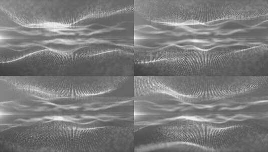 白色抽象波点背景高清在线视频素材下载