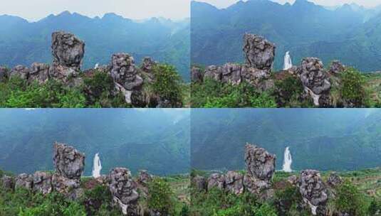 大自然瀑布山川河流高清在线视频素材下载