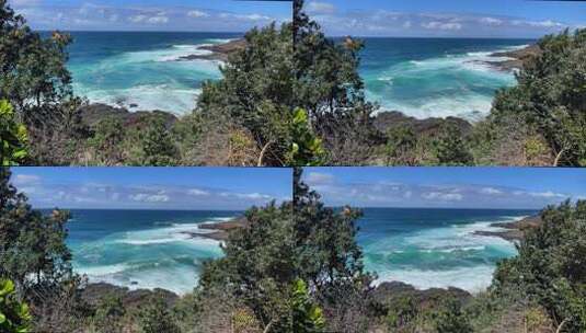 澳洲shellharbour ，海湾风景高清在线视频素材下载