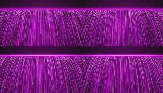 4K紫色粒子光线瀑布晚会舞台背景AE模板高清AE视频素材下载