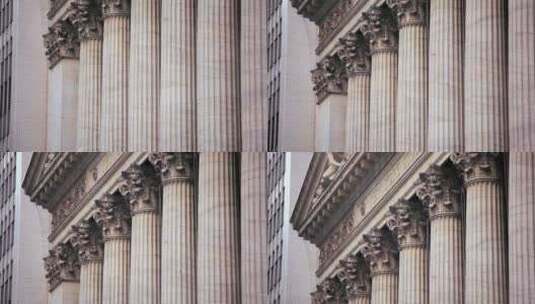 纽约证券交易所大楼高清在线视频素材下载