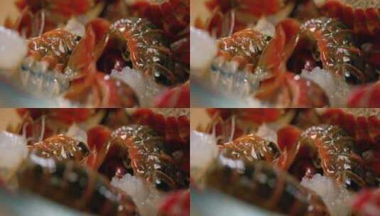 新鲜龙虾尾 4.5k mov 50fps高清在线视频素材下载