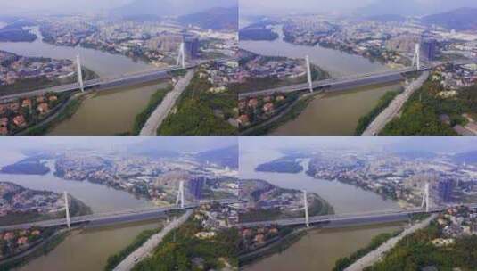 福州淮安大桥高清在线视频素材下载