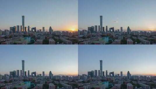 北京城市风光4K延时视频高清在线视频素材下载