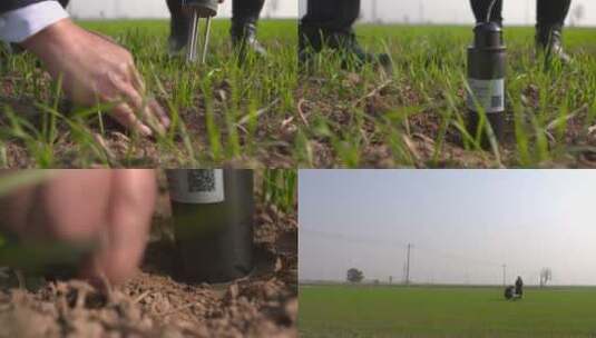 测土地湿度高清在线视频素材下载