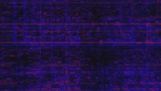 赛博朋克背景信号光线闪动蓝色紫色光线方块高清在线视频素材下载