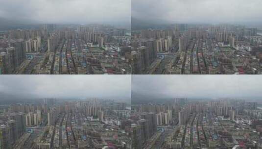 湖南湘潭城市全景航拍高清在线视频素材下载