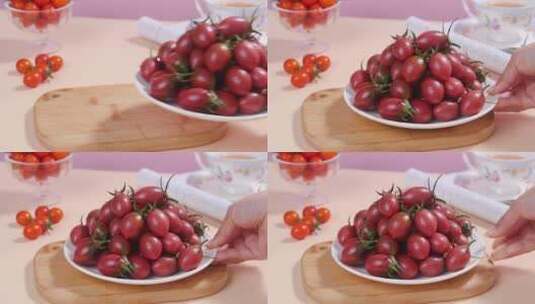 紫弹头小番茄高清在线视频素材下载