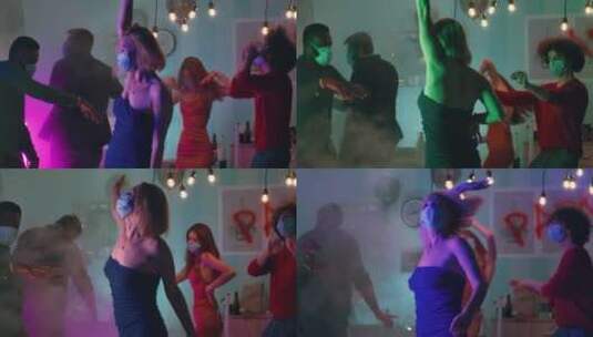 派对上跳舞的人高清在线视频素材下载