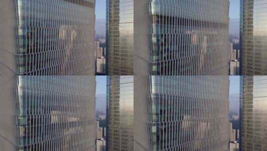 航拍深圳福田区高楼大厦19高清在线视频素材下载