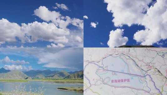 青海湖保护区高清在线视频素材下载