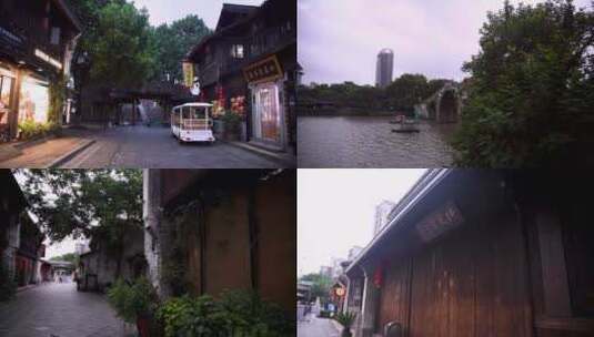 杭州拱墅区桥西历史文化街区4K视频素材高清在线视频素材下载