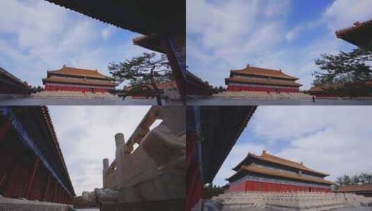 太庙大规模移动拍摄高清在线视频素材下载
