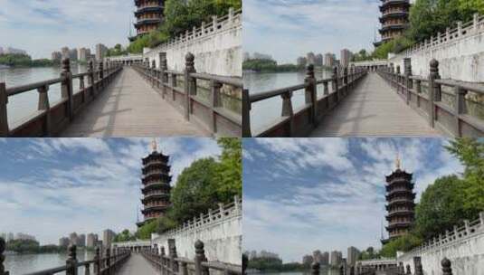 江苏泰州古建筑地标景观 4k高清在线视频素材下载