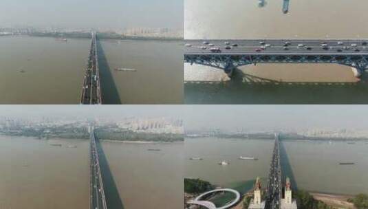 合集江苏南京长江大桥4K航拍高清在线视频素材下载