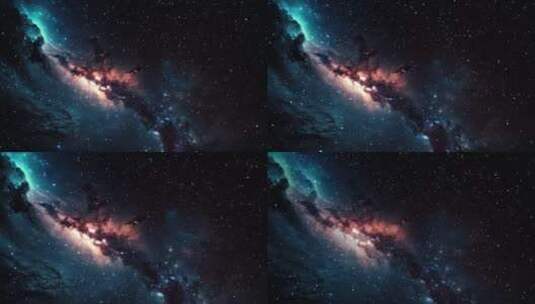 宇宙银河星空高清在线视频素材下载