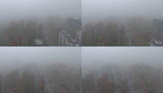 雾霾天气高清在线视频素材下载