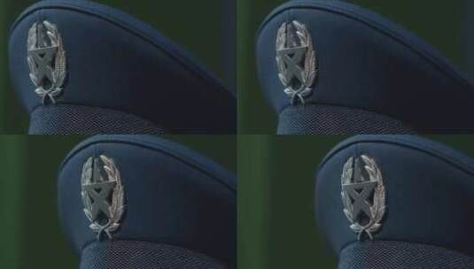 军帽展示空镜高清在线视频素材下载