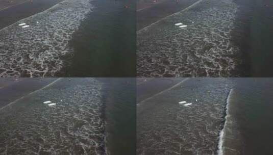 大海的潮水高清在线视频素材下载