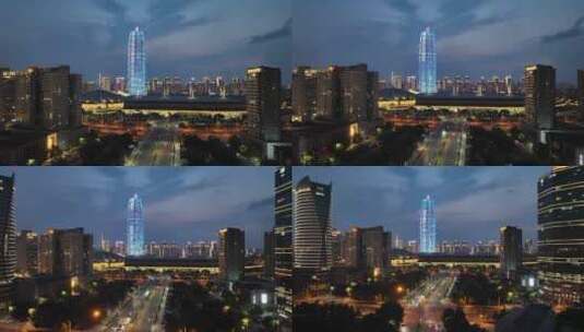 郑州郑东新区CBD高清在线视频素材下载