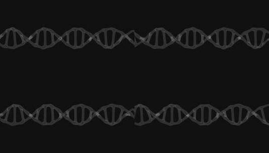三维DNA基因生物分子素材高清在线视频素材下载