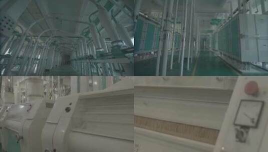 面粉自动化加工厂高清在线视频素材下载
