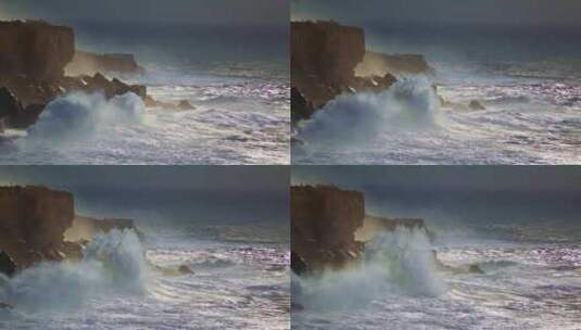 升格海浪高清在线视频素材下载