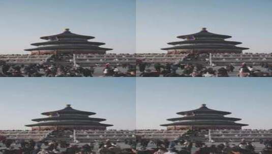 2024.3.2北京天坛公园旅行打卡拍照高清在线视频素材下载