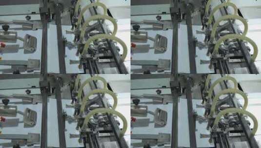 印刷厂里的各种机械设备运行5高清在线视频素材下载